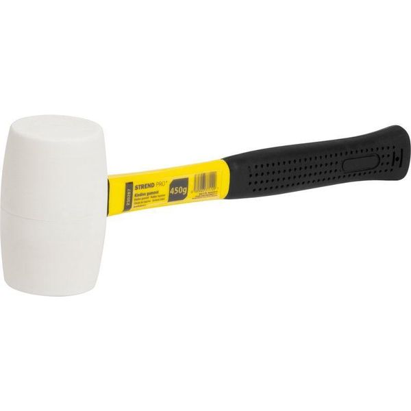 Martello Strend Pro HM212, 450 G, In Gomma, Testa Bianca, Manico In Pvc, Tpr, Lunghezza Del Manico 310 Mm-image
