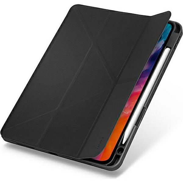 Uniq Etui Transforma Rigor Rigor Ipad Air 10,9 (2020) Szary/Grigio Carbone Antimicrobico-image