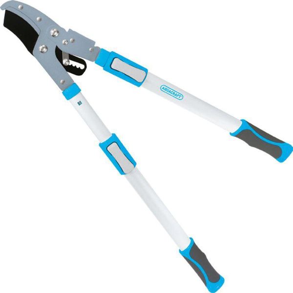 Forbici Aquacraft 360770, Da Giardino, Per Rami, Taglio 40 Mm, Alluminio/Softgrip, Con Incudine, Telescopiche +30 Cm-image