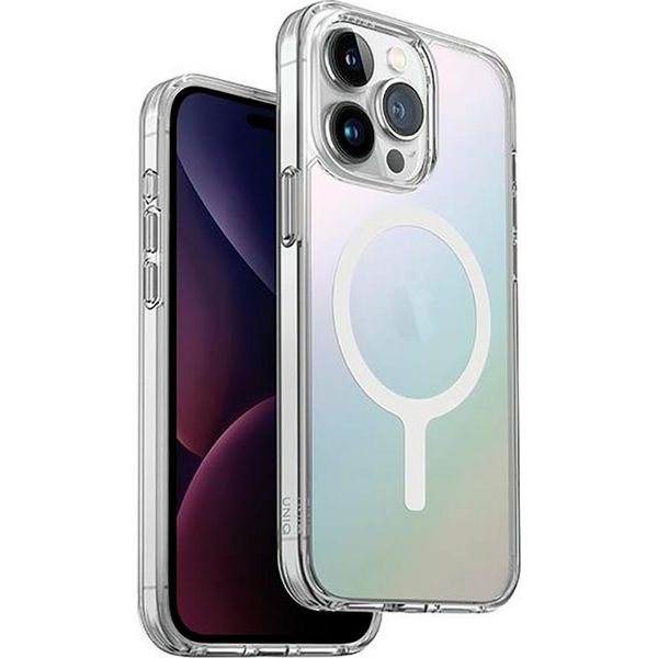 Uniq Etui Lifepro Xtreme Iphone 15 Promax 6.7 Magclick Ricarica Opale/Iridescente-image