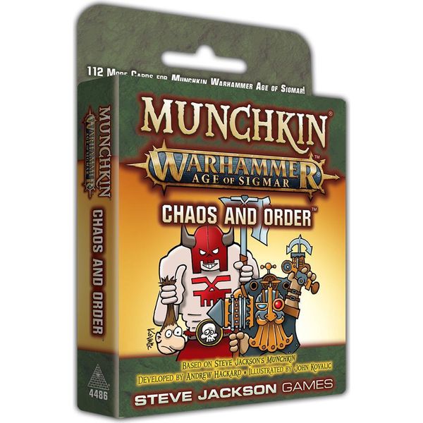 Munchkin Warhammer Age Of Sigmar Chaos - Gioco Di Carte Espansione - Inglese-image