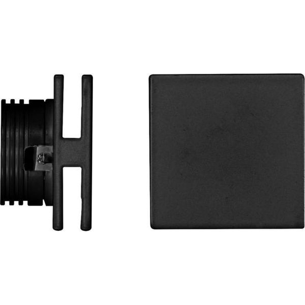 Port - Luce Da Incasso Segnapasso Led Beneito & Faure - 4W, Luce Calda 3000K, 120° - Applique Da Incasso Quadrata Nera-image
