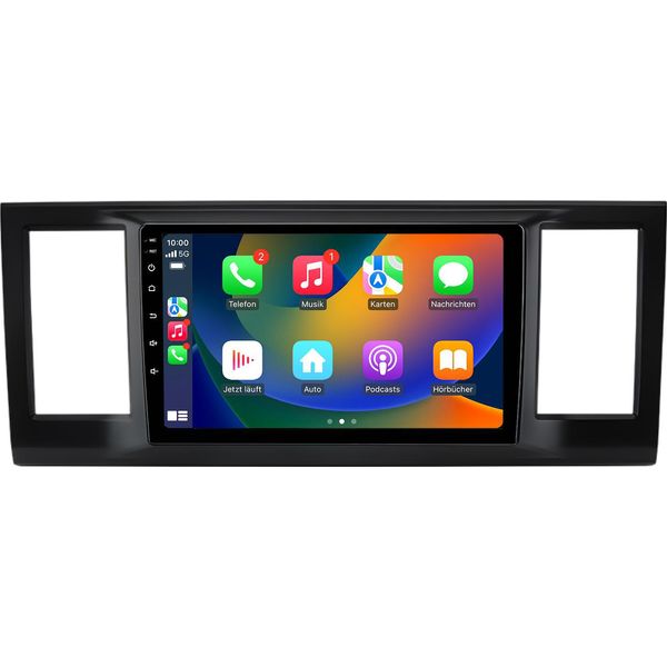 Android Radio 64 Gb Per Vw T6 Transporter Caravelle Multivan 2015-2019 Manuale A/C Carplay Navigatore Comandi Al Volante Bluetooth Rds Wifi Dsp Gps Dab+-image