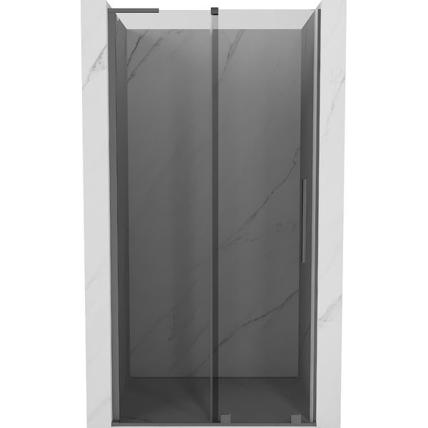 Mexen Velar L Porta Doccia Scorrevole 90 Cm, Grafite, Canna Di Fucile - 871-090-003-41-95-image