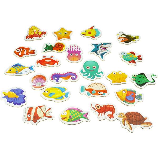 Puzzle Colorato Per Bambini, Animali Acquatici-image