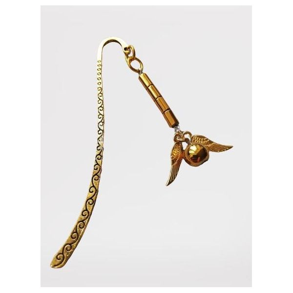 Segnalibro D'oro Per Harry Potter Golden Snich-image