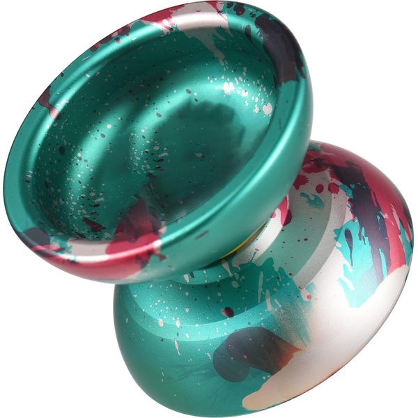 Natale Professionale Yoyoball Competitivo In Alluminio Yoyo Ball Yoyoball Regalo Con Corde E Guanto-image