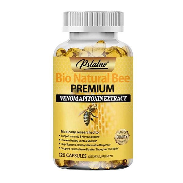 Estratto Di Veleno D'api Natural (120 Capsule) Integratore Alimentare, Salute Delle Ossa E Delle Articolazioni, Salute Dei Muscoli E Dei Nervi, Sistema Immunitario-image