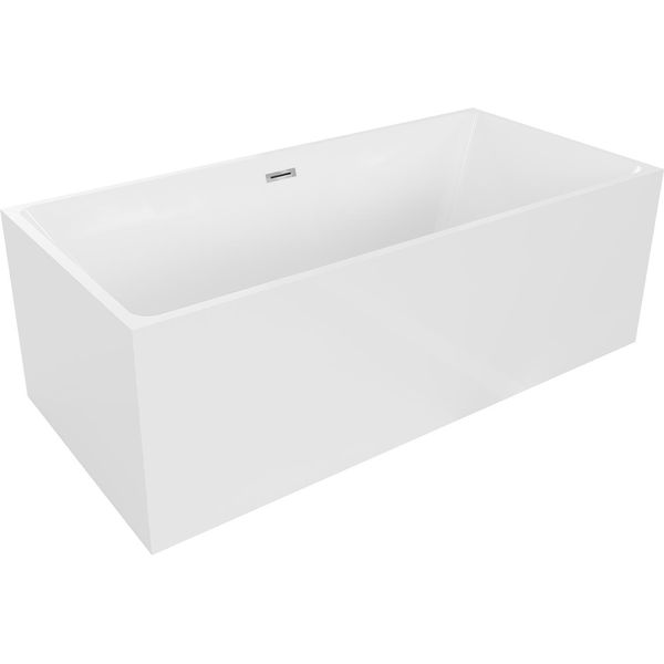 Mexen Nita Vasca Da Bagno Autoportante 170 X 80 Cm, Bianca, Troppo Pieno Cromato - 52091708000-01-image