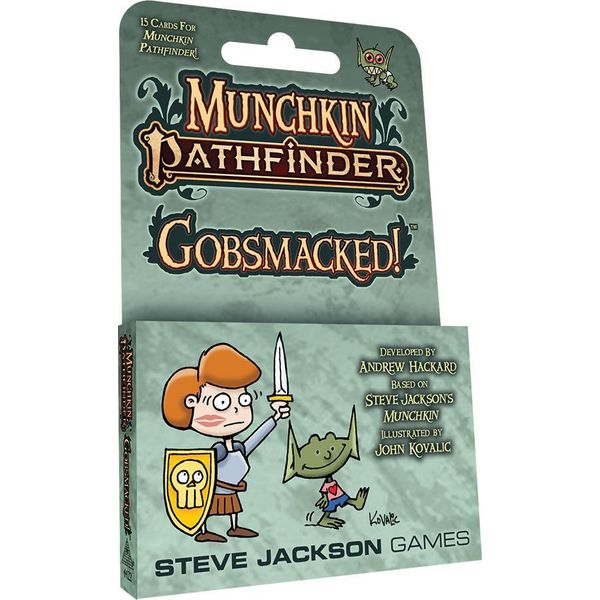 Munchkin Pathfinder Gobsmacked - Gioco Di Carte Espansione - Inglese-image