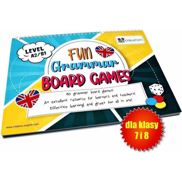 Giochi Di Grammatica Da Tavolo Livello A2/B1 - Paweł Dwornik (Giochi Didattici In Inglese)-image