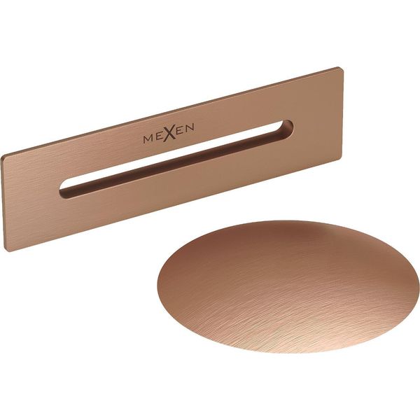 Mexen Uni Tappo Con Troppopieno Per Vasca Freestanding, Rame Spazzolato - 5100-65-image