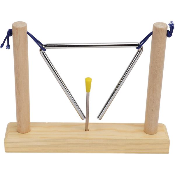 Triangolo A Percussione Manuale, Strumento A Triangolo Per Bambini, Strumento A Triangolo Da Gioco, Triangolo A Percussione, Triangolo Con Percussore, Triangolo Musicale-image