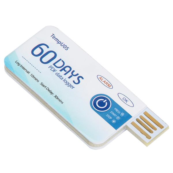 Registratore Di Temperatura, Registratore Di Dati Di Temperatura, Registratore Di Temperatura Monouso, Registratore Di Dati Di Temperatura Usb, Rapporto Pdf Usb-image