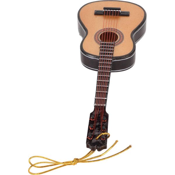 Ornamento Di Chitarra, Ornamento Appeso Di Chitarra, Ornamento Di Chitarra In Resina, Ornamento Di Natale Di Chitarra, Ornamento Di Chitarra In Miniatura, Chitarra In Miniatura-image
