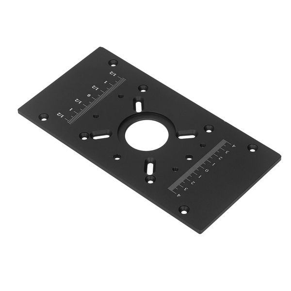 Piastra Dell'inserto Della Tavola Del Router, Piastra Dell'inserto Della Tavola Del Router Di Alluminio, Piastra Del Router Dei Banchi Di Lavorazione Del Legno, Piastra Dell'inserto Della Macchina Di Rifinitura Di Fresatura, Accessori Delle Parti Del Router, Strumento Di Legno-image