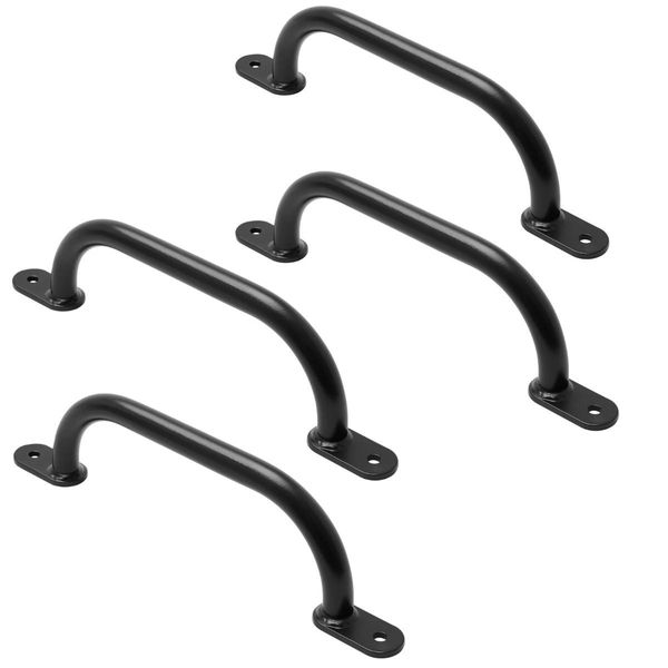 Tribecco Prese Per Arrampicata Per Parchi Giochi, Strutture Per Arrampicata, Letti Alti E Pareti Da Arrampicata Indoor (350 Mm Nero, 4 Pezzi)-image