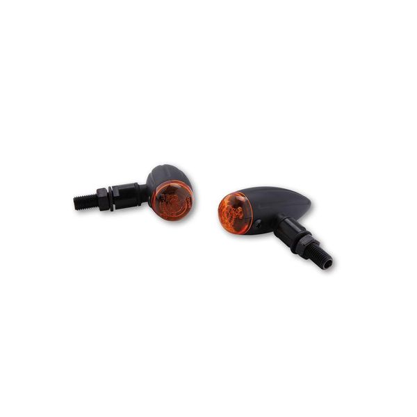 Indicatore MICRO-BULLET Indicatore, Nero Con Fresatura, Coppia-image