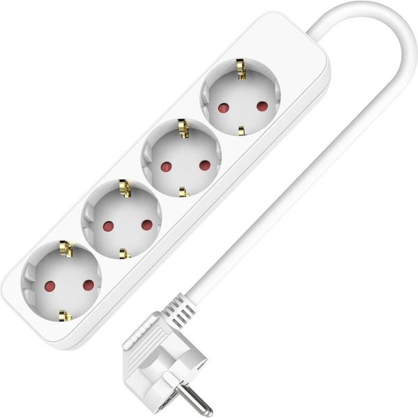 Presa Di Corrente A 4 Vie Schuko 1,5 M 250V 16A-image