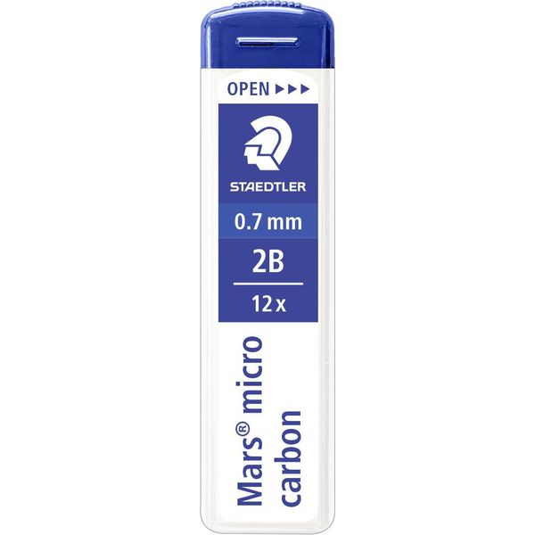 Staedtler 250 07-2B Staedtler Feinmine Mars Micro 0,7Mm 2B 12St 12 StüCk-image