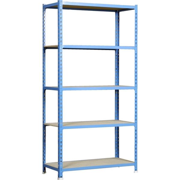 Simonrack Scaffale Per Carichi Pesanti Maderclick Plus 5/500 448100025201055 Blu 100,0 X 50,0 X 200,0 Cm-image