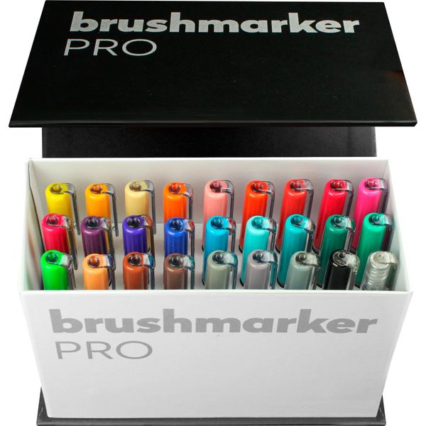 Karin Brushmarker Pro Set Mini Box 26 + 1 Frullatore Con Assortimenti-image