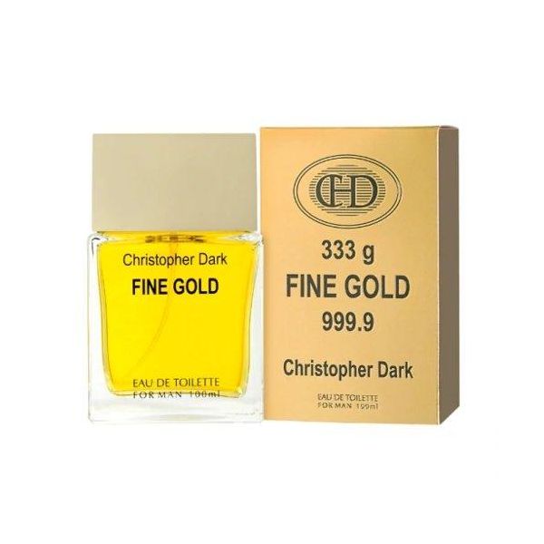 Christopher Dark Fine Gold Eau De Toilette Per Uomo 100Ml-image