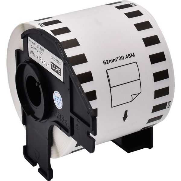 Comix Brother DK-22223, 50Mm X 30,48M, Supporto + Rotolo Di Etichette-image