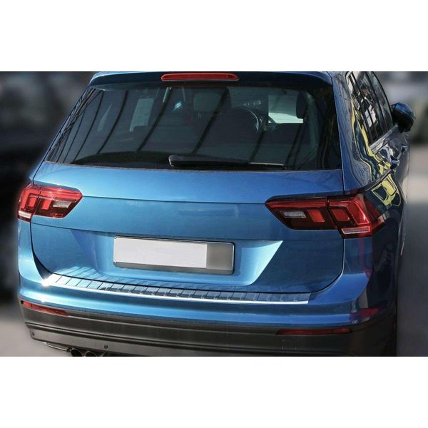 Protezione Paraurti Per Vw Tiguan Ii E Allspace Da 2016 Acciaio Inox + Bisello-image