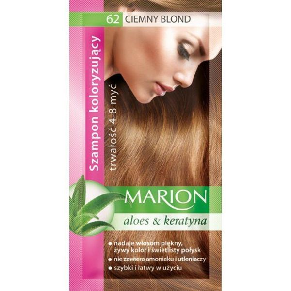 Marion Shampoo Colorante Con Aloe E Cheratina 62 Biondo Scuro-image
