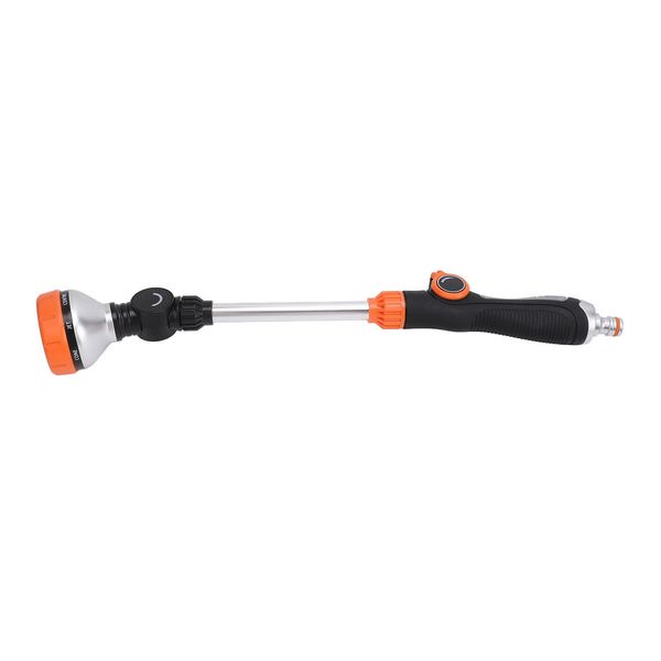 Bacchetta Da Giardino 8 Modelli Multifunzionale Abs Tpr Lega Di Alluminio Ugello Lungo Spruzzatore Per L'agricoltura Irrigazione Auto Lavaggio-image