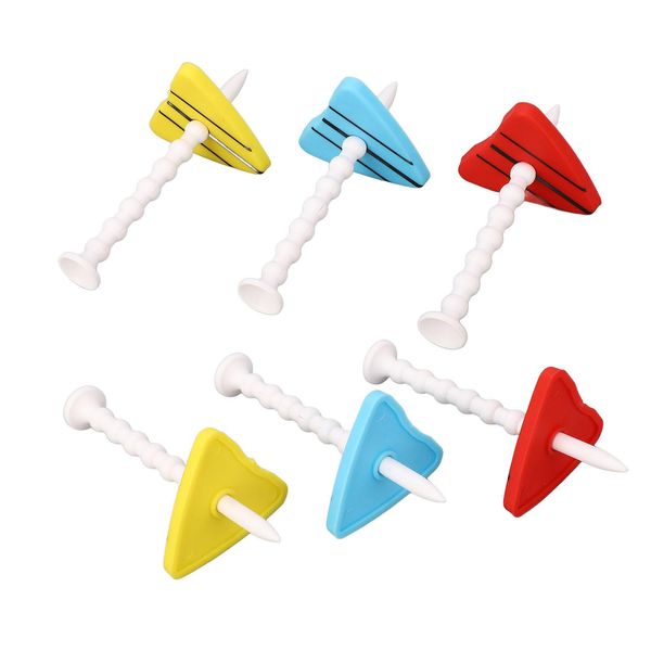 Tee Da Golf, Tee Da Golf In Plastica, Tee Da Golf Regolabili, Tee Da Golf Infrangibili, Accessori Per L'allenamento Del Golf, Accessori Per Il Campo-image