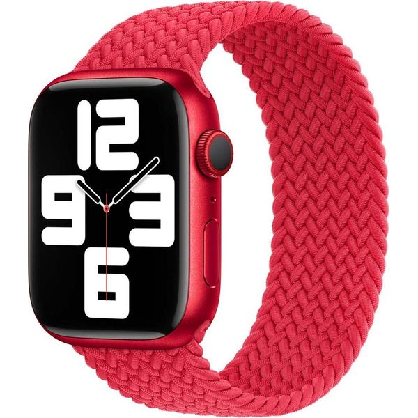 Apple Braided Solo Loop Per Watch | 44/45/46/49 Mm - Taglia 8 - (Prodotto) Rosso-image