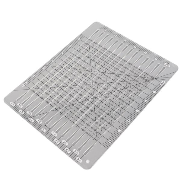 Righello Per Quilting, Righello Trasparente Acrilico Per Quilter, Righello Trasparente Per Quilter, Righello Per Quilting Quadrato, Righello Per Quilting Patchwork-image