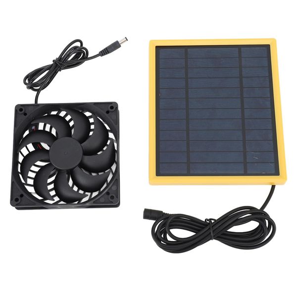 Kit Ventilatore A Pannello Solare, Ventilatore Alimentato A Pannello Solare 20W, Ventilatore Alimentato A Energia Solare, Ventilatore Solare Per Pollai, Ventilatore Solare Per Serre, Pannello Solare Portatile-image