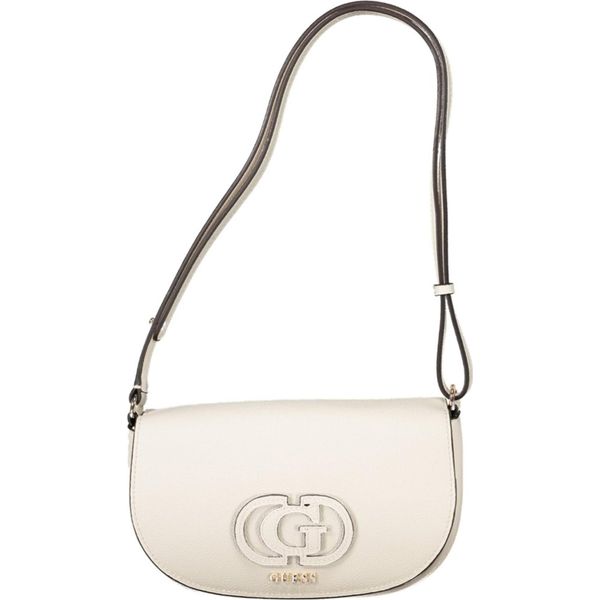Borse Guess Borsa A Tracolla In Ecopelle Calebra Convertible Xbody Flap Bag Bianco Sporco-image