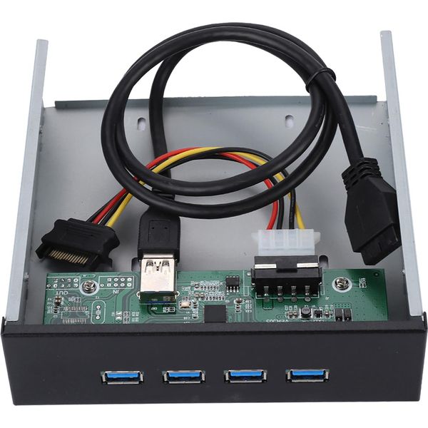 Pannello Frontale, Unità Ottica USB3.0 Pannello Frontale, Driver Cd Hub A 4 Porte Pannello Frontale, Pannello Frontale Da 19PIN A USB3.0, Rack Mobile Di Espansione CD-ROM-image