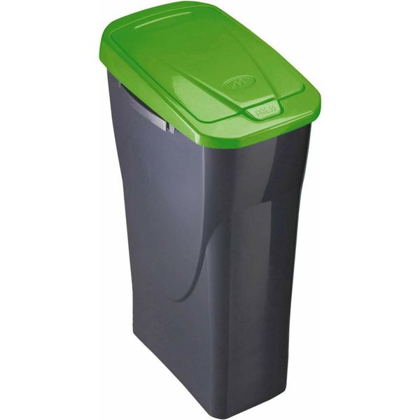 Cestino Per Il Riciclaggio Dei Rifiuti Mondex Ecobin Verde Con Coperchio-image