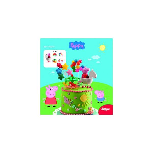 Statuetta Per Torta Pepa Pig E Giostra-image