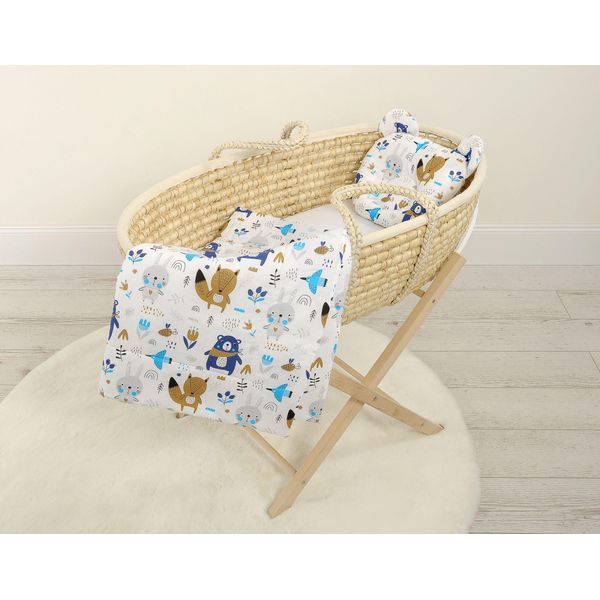 Trapunta Imbottita E Cuscino Sagomato Orsacchiotto - Set Di 2 Pezzi. - Orsetto Blu Navy-image