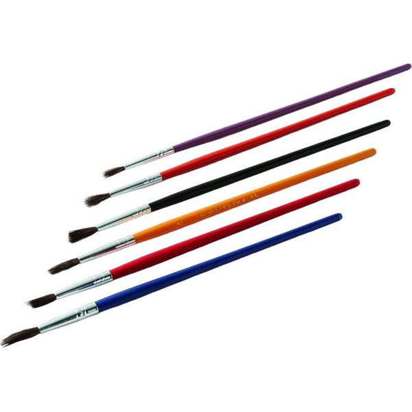 SchüLler Eh'klar Set Di 6 Pezzi Di Spazzole Per La Scuola Atelier, 1 Pezzo Ciascuno Delle Misure 1, 2, 3, 4, 5, 6-image