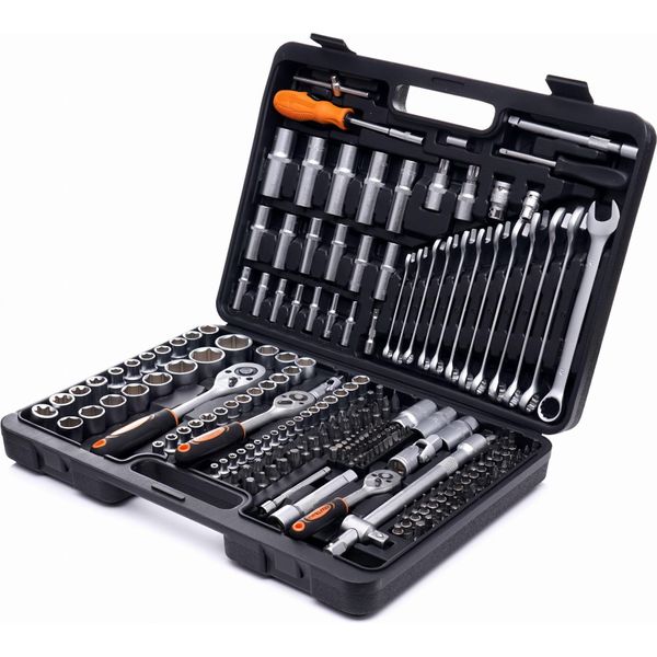 Kraft&Dele Set Di Gole 219 Pezzi, 1/2", 3/8"", 1/4"" - KD10470"-image
