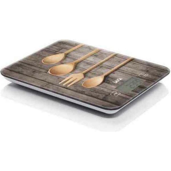 Laica Bilancia Cucina Elettronica 10Kg Multicolore Lcd Touchsensor Tara Rettangolare-image
