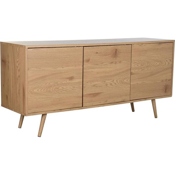 Dkd Home Decor Credenza Metallo Naturale Legno Mdf 160 X 45 X 75 Cm-image