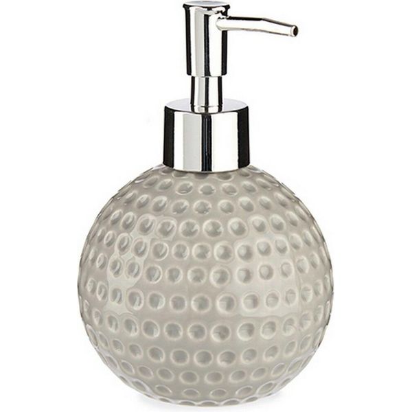 Distributore Di Sapone Berilo Golf Grigio Metallo Ceramica 300 Ml (12 Unità)-image