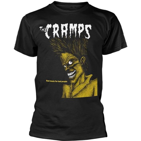 The Cramps - Maglietta "Bad Music For Bad People"" Per Bambini/Ragazzi Unisex PH3340 (S) (Schwarz)"-image