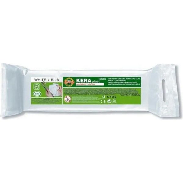 KOH-I-NOOR Argilla Da Modellare Autoasciugante Bianco Opaco 130 G-image
