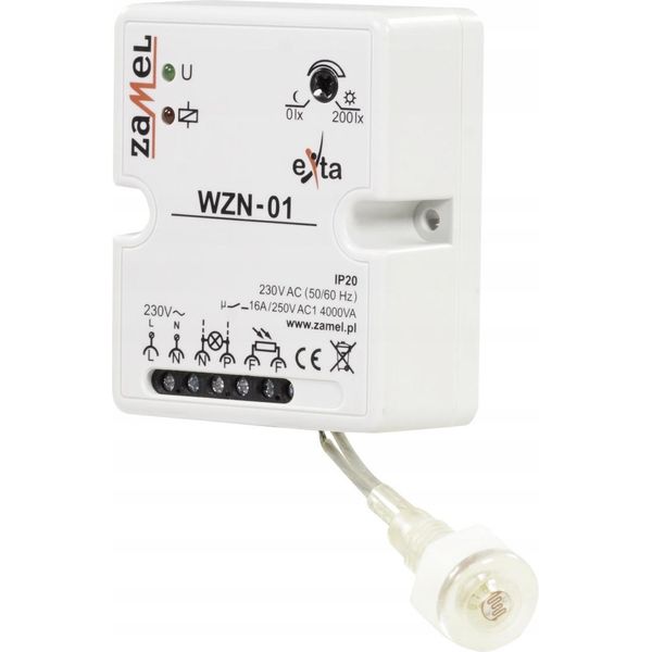 WZN-01/S1 Interruttore Crepuscolare Interruttore Crepuscolare Con Sonda S1-image