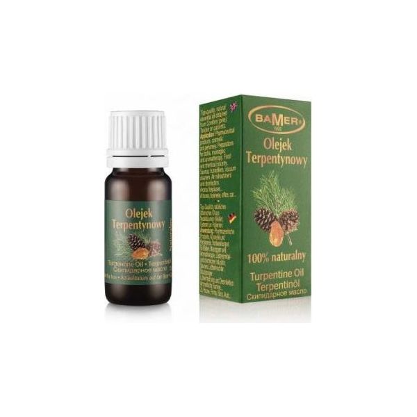 Bamer | Olio Di Fragranza In Flacone Di Vetro 7 Ml - Fragranza Di Trementina - Profumo Per Ambienti E Aromaterapia - Ideale Per Bastoncini Profumati, Additivo Per Massaggio-image