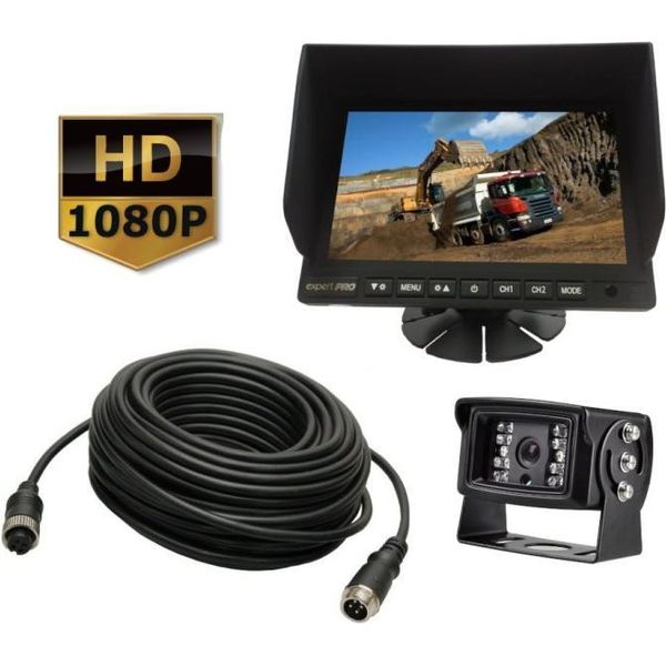 Set: Monitor Ahd 7 + Telecamera 1080P + Cavo Da 20 M-image